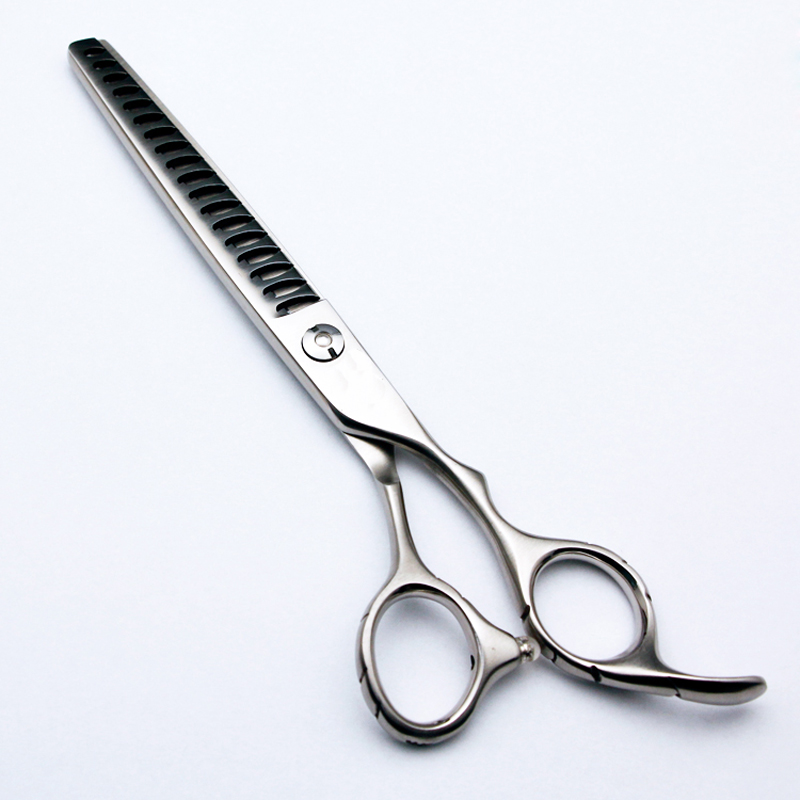 7/7.5 Inch Best Stainless Steel Shark Teeth Pet Grooming Thinning Scissors  