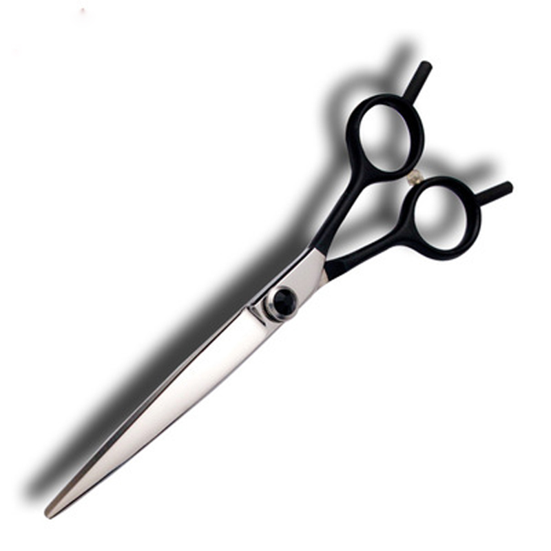 6.5 Inch Pet Grooming Curved Scissors 440C Stainless Steel Pet Shear