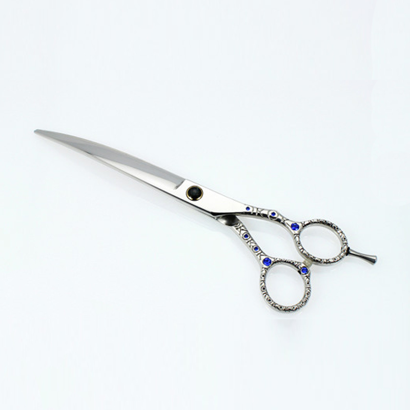 8 Inch 440C Stainless Steel Pet Grooming Curved Scissors 
