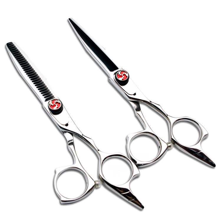 5.5inch Professional Barber Hairdressing Shear Set 440C Stainless Steel Scissors
