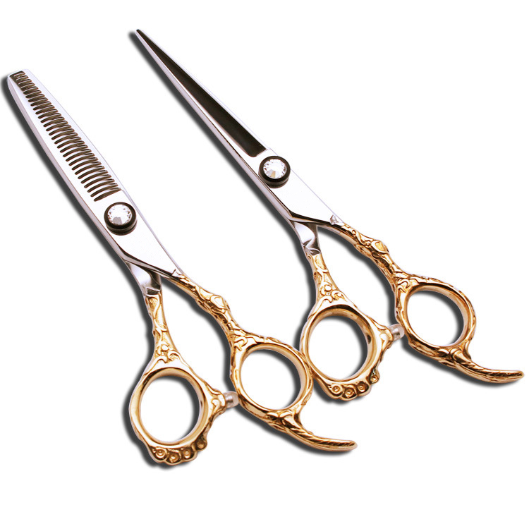 5.5/6.0inch 440C Stainless Steel Barber Shear Set