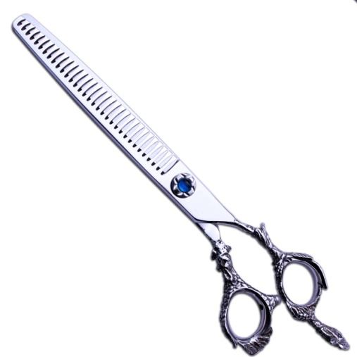 Animal Shape Handle SUS-440C Pet Grooming Chunker Scissors 