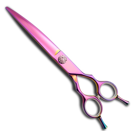 440C-SUS 7 inch Pet Grooming Flipper Curved Scissors