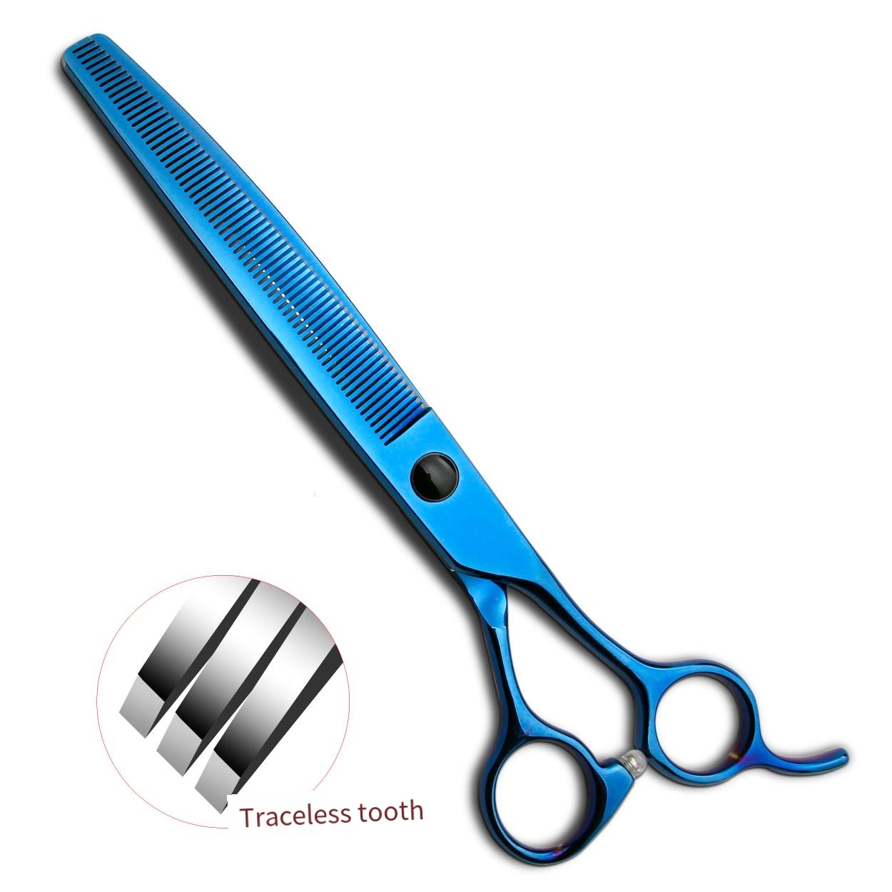 440C Hi-Q 7.5 inch pet grooming curved thinner scissors