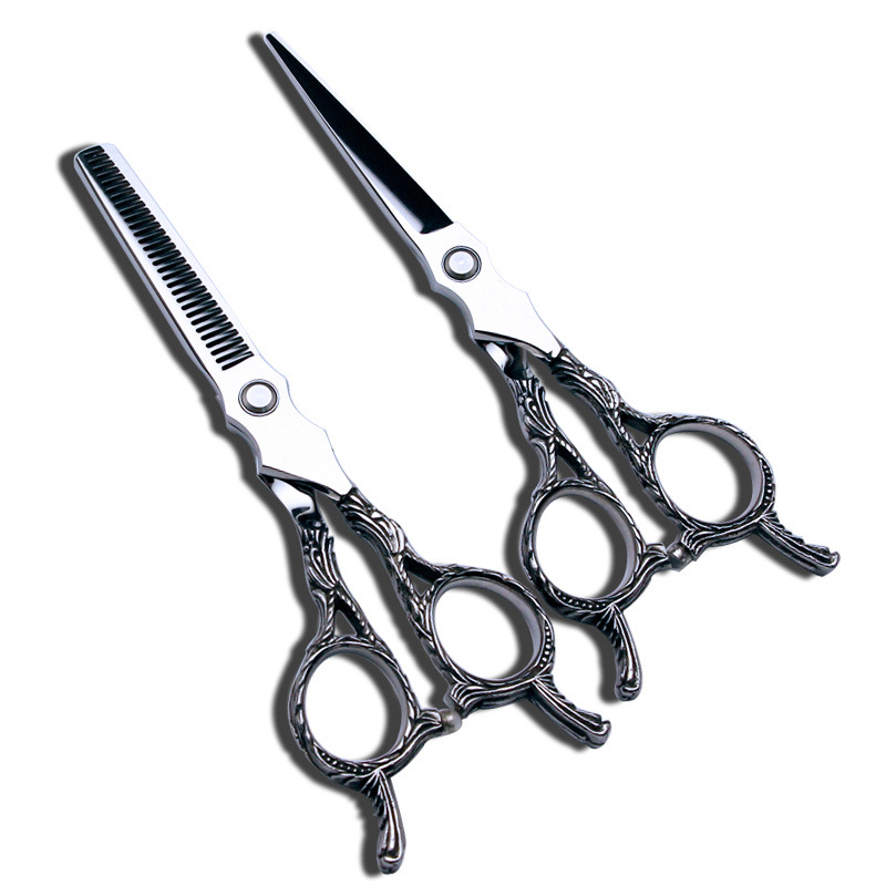 6.0 inch SUS-440C Steel Barber Hairdressing Scissors Set